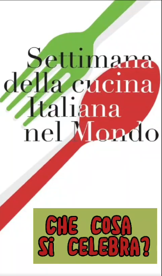 Settimana della cucina Italiana nel Mondo 🇮🇹🍝🍕